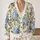 Blue Hydrangea And Ferns For Cozy Everyday Layering And Fall Outings All-over Print Knitted Cardigan - 2
