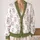 White Kittens With Pink Bows for Cozy Everyday Autumn Layering All-over Print Knitted Cardigan - 2