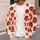Bold Red Tomato Motif for Cozy Everyday Layering and Autumn Outings All-over Print Knitted Cardigan - 5