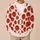 Bold Red Tomato Motif for Cozy Everyday Layering and Autumn Outings All-over Print Knitted Cardigan - 6