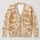 Cute Hamster Hearts for Cozy Autumn Layering, Whimsical Woodland Gift for Women All-over Print Knitted Cardigan - 1