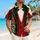 Tuxedo Waistcoat Tropical Elegance for Halloween Parties and Resort Getaways Hawaiian Shirt - 6