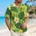 Tropical Foliage And Tiki Face Style For Island Getaways And Costume Parties Hawaiian Shirt - 6