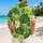 Tropical Foliage And Tiki Face Style For Island Getaways And Costume Parties Hawaiian Shirt - 2