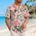 Pink-Haired Anime Girl and Blossoms for Playful Island Getaways and Cozy Days Hawaiian Shirt - 6