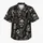 Monochrome Horror Mask Faces for Spooky Movie Nights and Halloween Weekend Lounging Hawaiian Shirt - 7