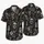 Monochrome Horror Mask Faces for Spooky Movie Nights and Halloween Weekend Lounging Hawaiian Shirt - 5