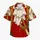 Red Buccaneer Sword and Ruffle Costume Style for Halloween Parties and Beach Getaways Hawaiian Shirt - 7