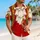 Red Buccaneer Sword and Ruffle Costume Style for Halloween Parties and Beach Getaways Hawaiian Shirt - 6