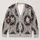 Gothic Cat Jester Cameos for Halloween Season and Everyday Dark Academia Style All-over Print Knitted Cardigan - 1