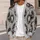 Gothic Cat Jester Cameos for Halloween Season and Everyday Dark Academia Style All-over Print Knitted Cardigan - 5