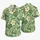 Emerald Frog Prince Foliage and Floral Motifs for Mardi Gras and Costume Celebrations Hawaiian Shirt - 5