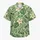 Emerald Frog Prince Foliage and Floral Motifs for Mardi Gras and Costume Celebrations Hawaiian Shirt - 7