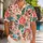 Pink-Haired Chibi Girl And Tropical Blooms For Playful Island Getaways Hawaiian Shirt - 1
