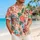 Pink-Haired Chibi Girl And Tropical Blooms For Playful Island Getaways Hawaiian Shirt - 6