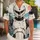 White Sci-Fi Trooper Helmet And Armor For Cosplay Fans On Tropical Island Getaways Hawaiian Shirt - 1