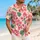 Pink Teddy Bear Tropical Escape for Sunny Beach Days and Summer Family Vacation Getaways Hawaiian Shirt - 6