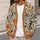 Orange Wildflower Birds for Autumn Nature Walks and Everyday Layering for Teens All-over Print Knitted Cardigan - 5