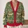 Two Frog Readers in Canoes for Cozy Winter Evenings and Teen Book Lovers Gift All-over Print Knitted Cardigan - 2