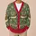Two Frog Readers in Canoes for Cozy Winter Evenings and Teen Book Lovers Gift All-over Print Knitted Cardigan - 6