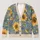 Watercolor Sunflower Meadow Blooms for Cozy Autumn Days and Casual Layering for Her All-over Print Knitted Cardigan - 1