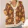 Vintage Yellow Daisy and Chrysanthemum Florals for Cozy Autumn Layering All-over Print Knitted Cardigan - 4