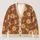 Vintage Yellow Daisy and Chrysanthemum Florals for Cozy Autumn Layering All-over Print Knitted Cardigan - 1