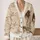 Vintage Reading Lady Literature Theme for Book Lovers and Quiet Reading Moments All-over Print Knitted Cardigan - 2