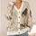 Vintage Reading Lady Literature Theme for Book Lovers and Quiet Reading Moments All-over Print Knitted Cardigan - 4