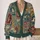 Fantasy Postage Stamps with Dragons and Castles for Cozy Autumn Layering Teens All-over Print Knitted Cardigan - 2