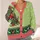 Playful Raccoons Decorating a Christmas Tree for Cozy Snowy Holiday Style for Teens All-over Print Knitted Cardigan - 4