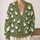 Playful White Sheep and Meadow Sprigs for Cozy Autumn Countryside Everyday Wear All-over Print Knitted Cardigan - 2