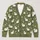 Playful White Sheep and Meadow Sprigs for Cozy Autumn Countryside Everyday Wear All-over Print Knitted Cardigan - 1