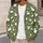 Playful White Sheep and Meadow Sprigs for Cozy Autumn Countryside Everyday Wear All-over Print Knitted Cardigan - 5