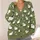 Playful White Sheep and Meadow Sprigs for Cozy Autumn Countryside Everyday Wear All-over Print Knitted Cardigan - 4