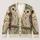 Sage Owl Pair and Botanical Vines for Cozy Woodland Days and Nature-Loving Women All-over Print Knitted Cardigan - 1