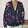 Pink Bow Skull and Gothic Sword Motifs for Halloween Style and Dark Romance All-over Print Knitted Cardigan - 2