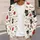 Cute Black Cat, Red Apples and Hearts for Cozy Autumn Everyday Layering Style All-over Print Knitted Cardigan - 5