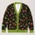 Creepy Toothy Cherries for Halloween Fall Layering and Spooky Everyday Style All-over Print Knitted Cardigan - 1
