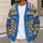 Parisian Bookshop Cherry Blossoms for Cozy Campus Days and Weekend Reading Escapes All-over Print Knitted Cardigan - 5