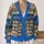 Parisian Bookshop Cherry Blossoms for Cozy Campus Days and Weekend Reading Escapes All-over Print Knitted Cardigan - 2