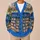 Parisian Bookshop Cherry Blossoms for Cozy Campus Days and Weekend Reading Escapes All-over Print Knitted Cardigan - 6