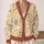 Vintage Teapot And Book Reading Motifs For Cozy Autumn Study And Quiet Evenings For Teens All-over Print Knitted Cardigan - 2