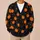 Pumpkins And Black Cats For Cozy Halloween And Autumn Outings For Women All Season Long All-over Print Knitted Cardigan - 6