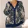 Jackalope Moths and Moonlit Botanicals for Dark Cottagecore Autumn Layering Style All-over Print Knitted Cardigan - 4