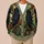 Gothic Raven Stained Glass Florals for Halloween and Autumn Layering All-over Print Knitted Cardigan - 6