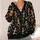 Dancing Skeletons and Jack-O'-Lanterns for Halloween Parties and Autumn Nights All-over Print Knitted Cardigan - 4