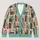 Vintage Book Stack Botanicals for Cozy Library Days and Autumn Reading, Teen Girls All-over Print Knitted Cardigan - 1
