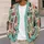 Vintage Book Stack Botanicals for Cozy Library Days and Autumn Reading, Teen Girls All-over Print Knitted Cardigan - 5
