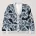 Gothic Bat and Blackberry Botanicals for Autumn Layering and Everyday Dark Academia All-over Print Knitted Cardigan - 1